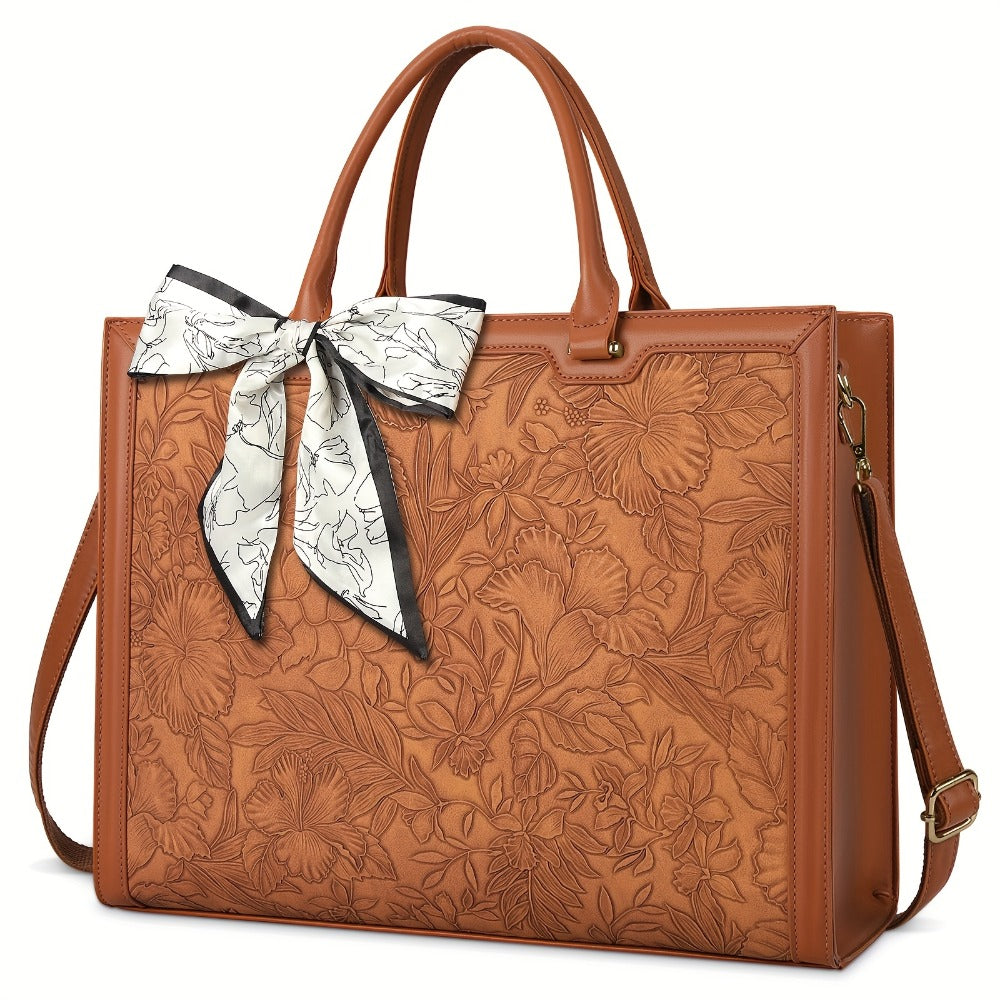 Laptop Bag – 15.6 Inch, Lightweight, Large Capacity, Adjustable Strap – front view