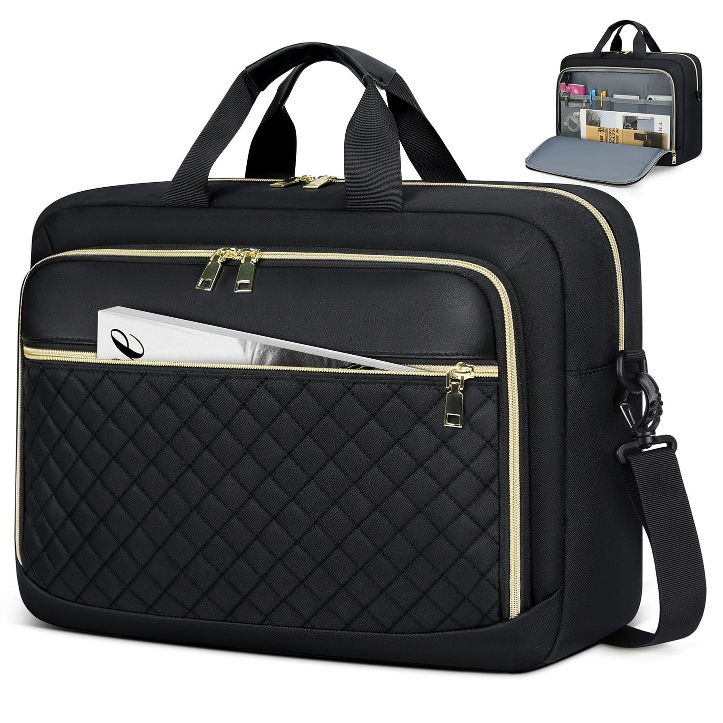 Laptop Bag – 15.6 Inch, for Travel & Work – front view - product view 9