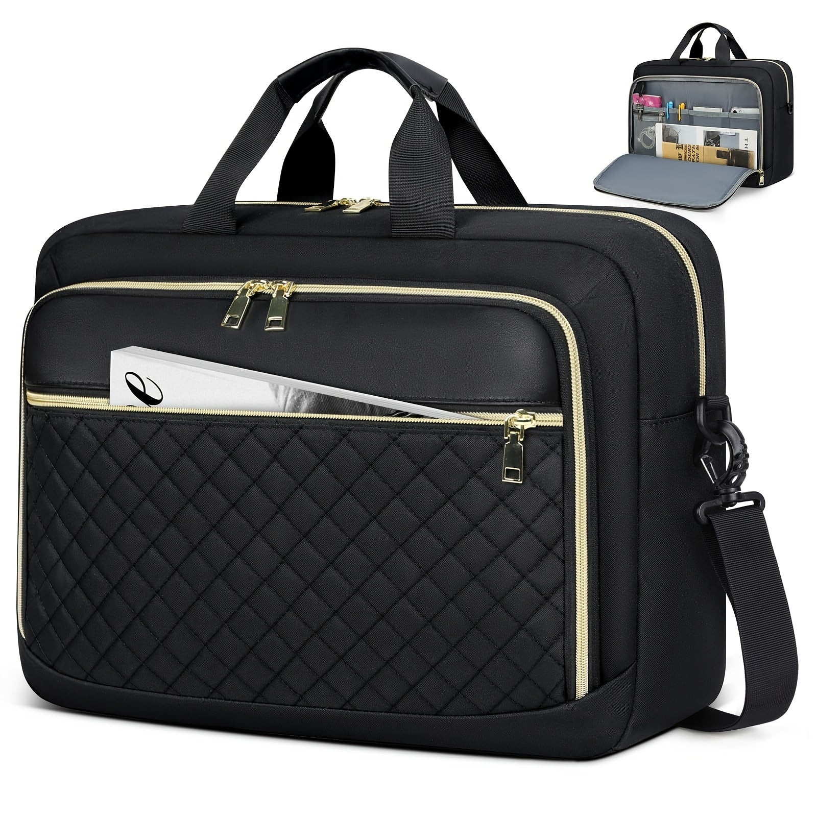 Laptop Bag – 15.6 Inch, for Travel & Work – front view - product view 9