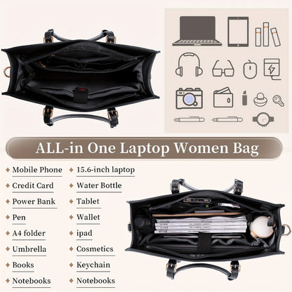 Laptop Bag – 15.6 Inch, Waterproof, Large Capacity, for Work & School – detail view 3