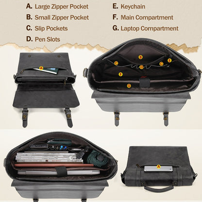 Laptop Bag – 15.6 Inch, Waterproof, for Travel & Work – detail view 6