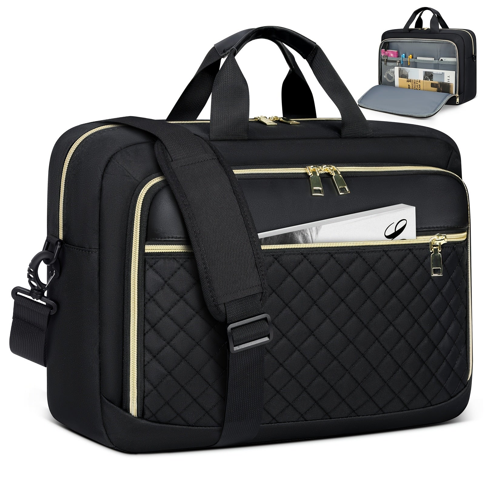 Laptop Bag – 17.3 Inch, for Travel & Work – front view - product view 14
