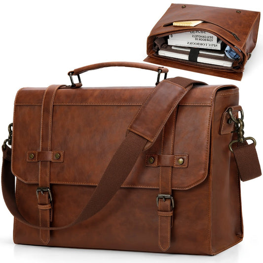 Laptop Bag – 17 Inch, Polyester, for Travel & Work – front view
