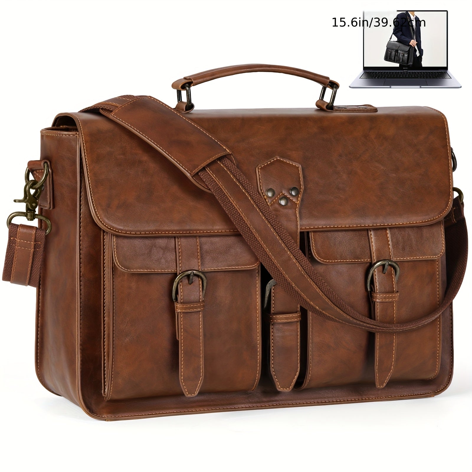 Laptop Bag – 18 Inch, for Travel & Work – front view - product view 8