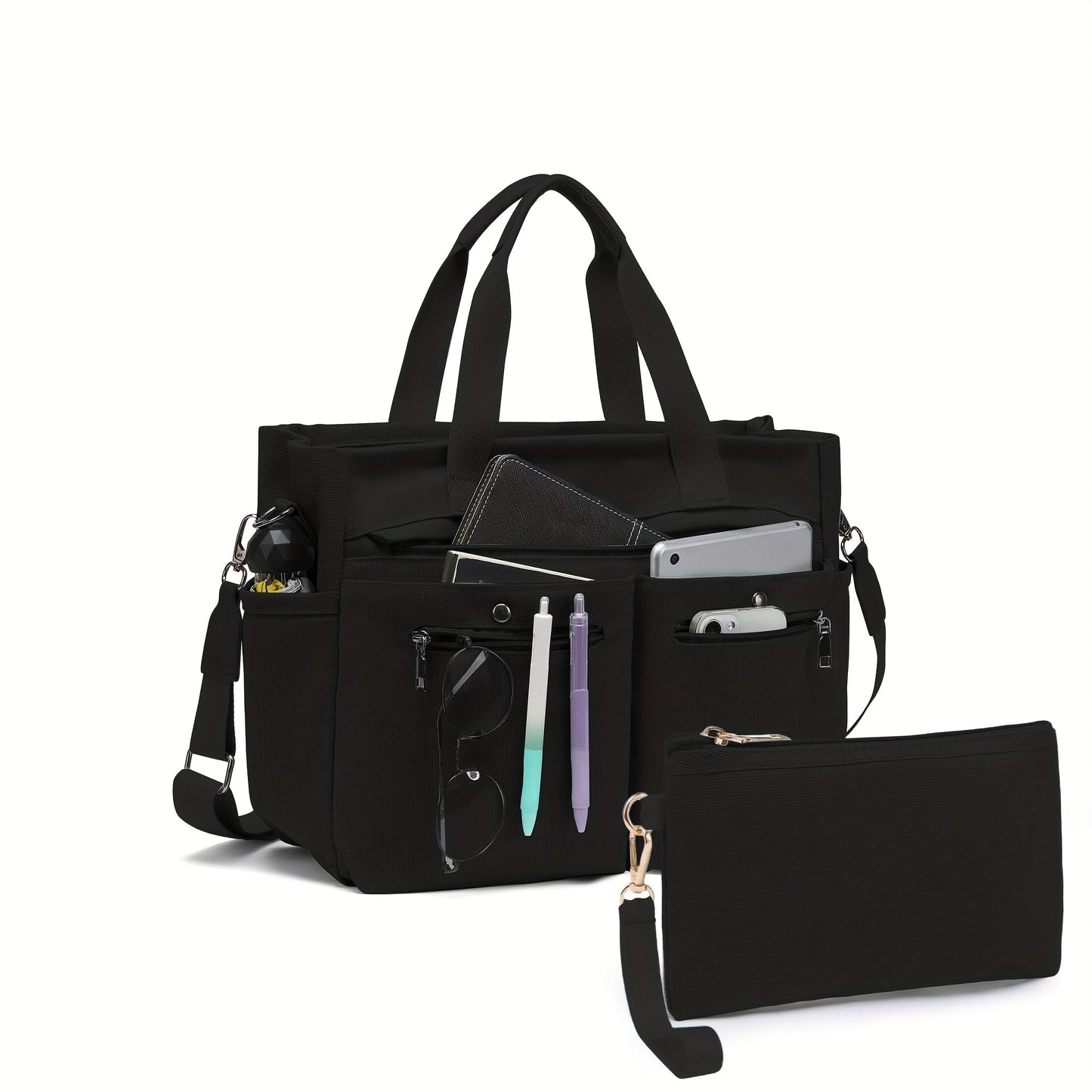 Laptop Bag – 2 Piece, Canvas, for Travel & Work – detail view 43