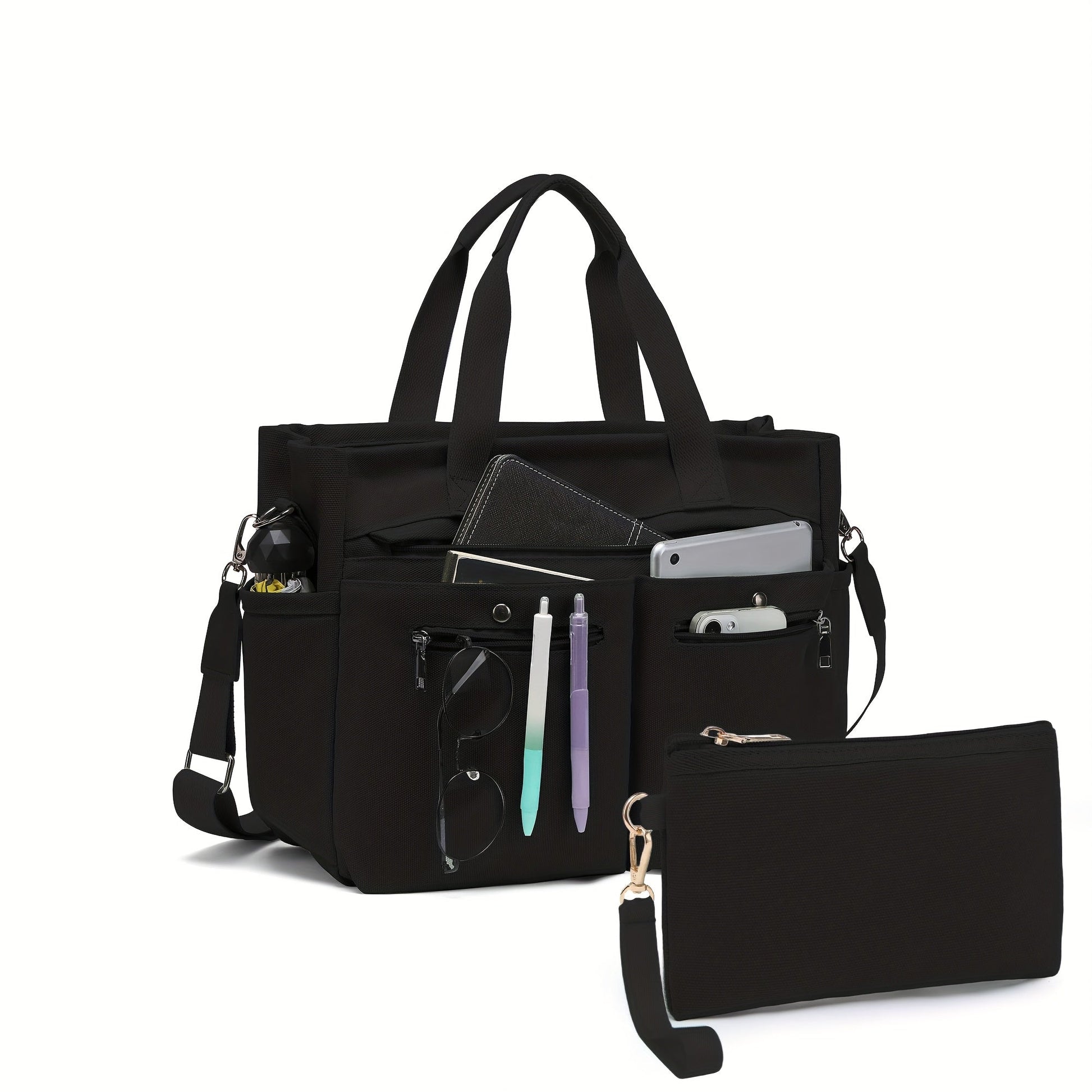 Laptop Bag – 2 Piece, Canvas, for Travel & Work – detail view 43
