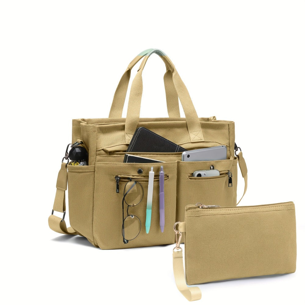 Laptop Bag – 2 Piece, Canvas, for Travel & Work – detail view 22