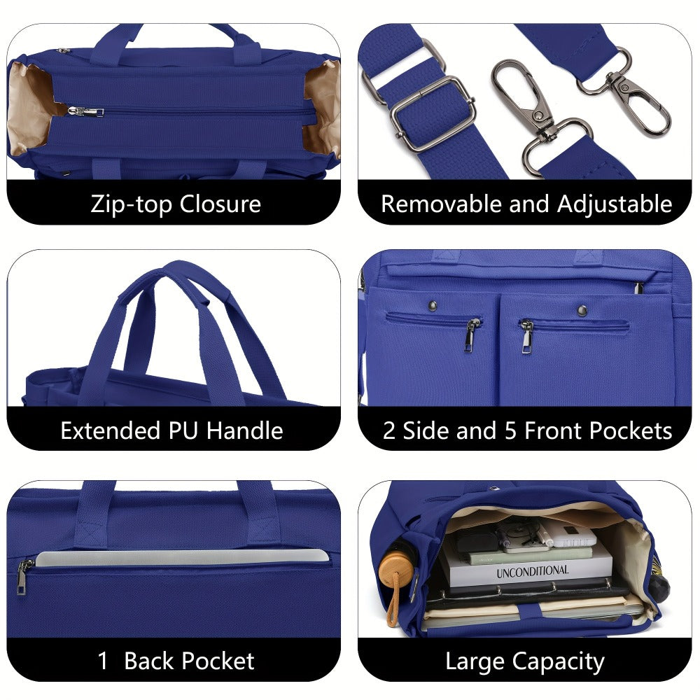 Laptop Bag – 2 Piece, Canvas, for Travel & Work – detail view 23