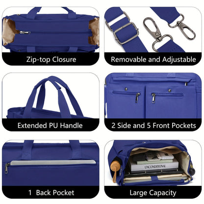 Laptop Bag – 2 Piece, Canvas, for Travel & Work – detail view 23