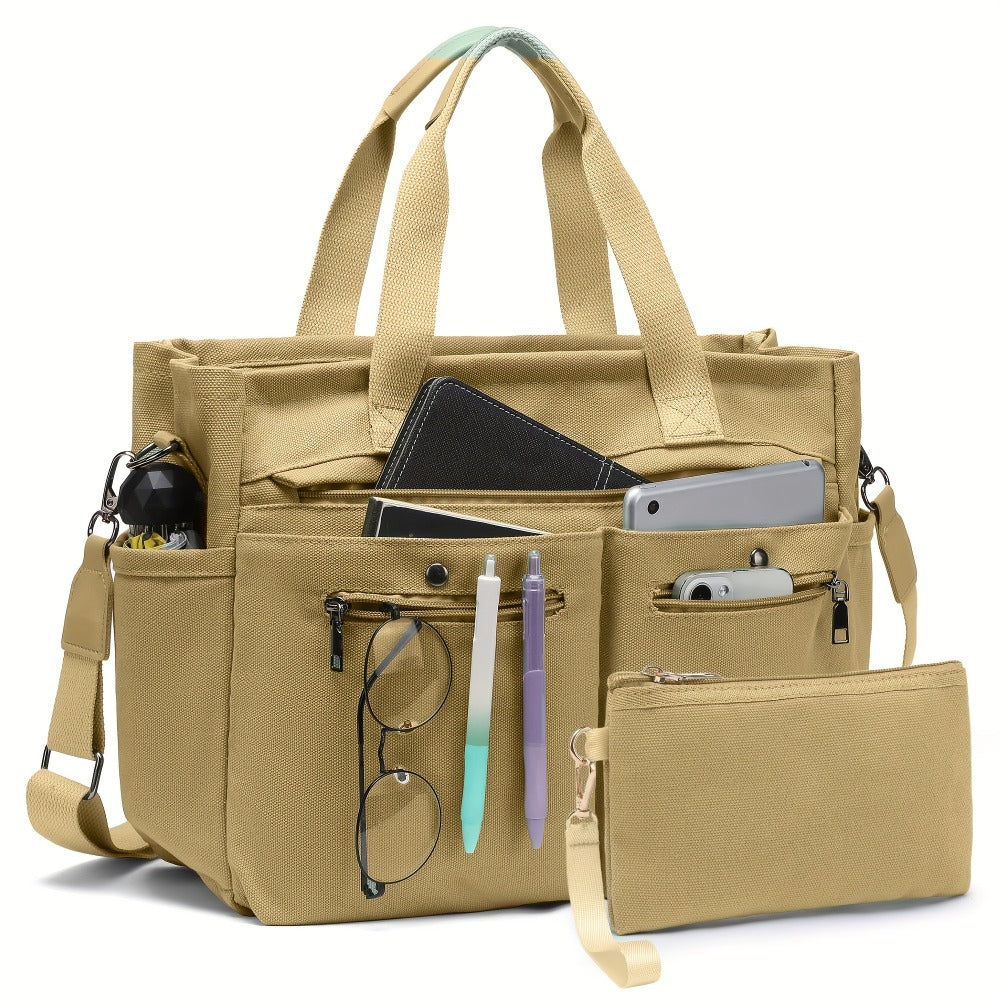 Laptop Bag – 2 Piece, Canvas, for Travel & Work – detail view 24