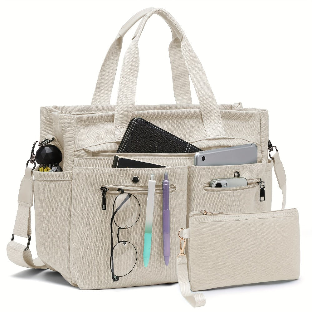Laptop Bag – 2 Piece, Canvas, for Travel & Work – detail view 30