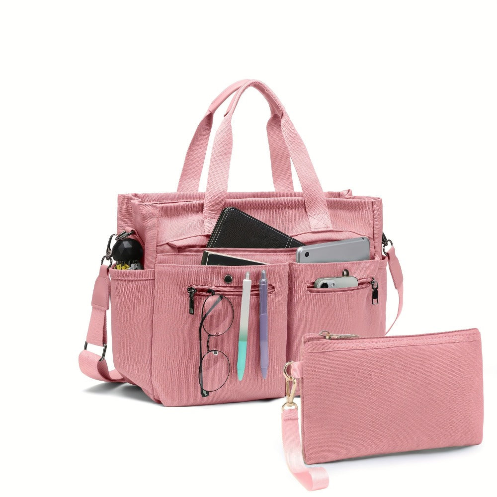Laptop Bag – 2 Piece, Canvas, for Travel & Work – detail view 33