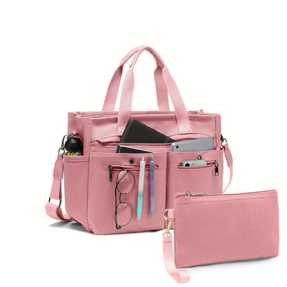 Laptop Bag – 2 Piece, Canvas, for Travel & Work – detail view 33