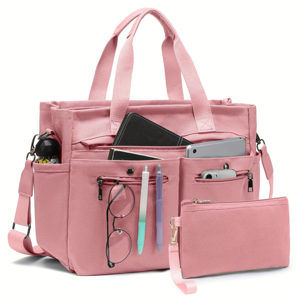 Laptop Bag – 2 Piece, Canvas, for Travel & Work – detail view 34