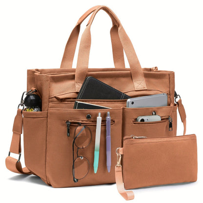 Laptop Bag – 2 Piece, Canvas, for Travel & Work – detail view 36