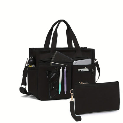 Laptop Bag – 2 Piece, Canvas, for Travel & Work – detail view 15