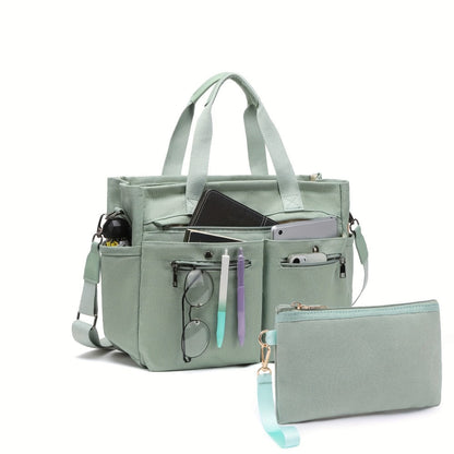 Laptop Bag – 2 Piece, Canvas, for Travel & Work – detail view 19