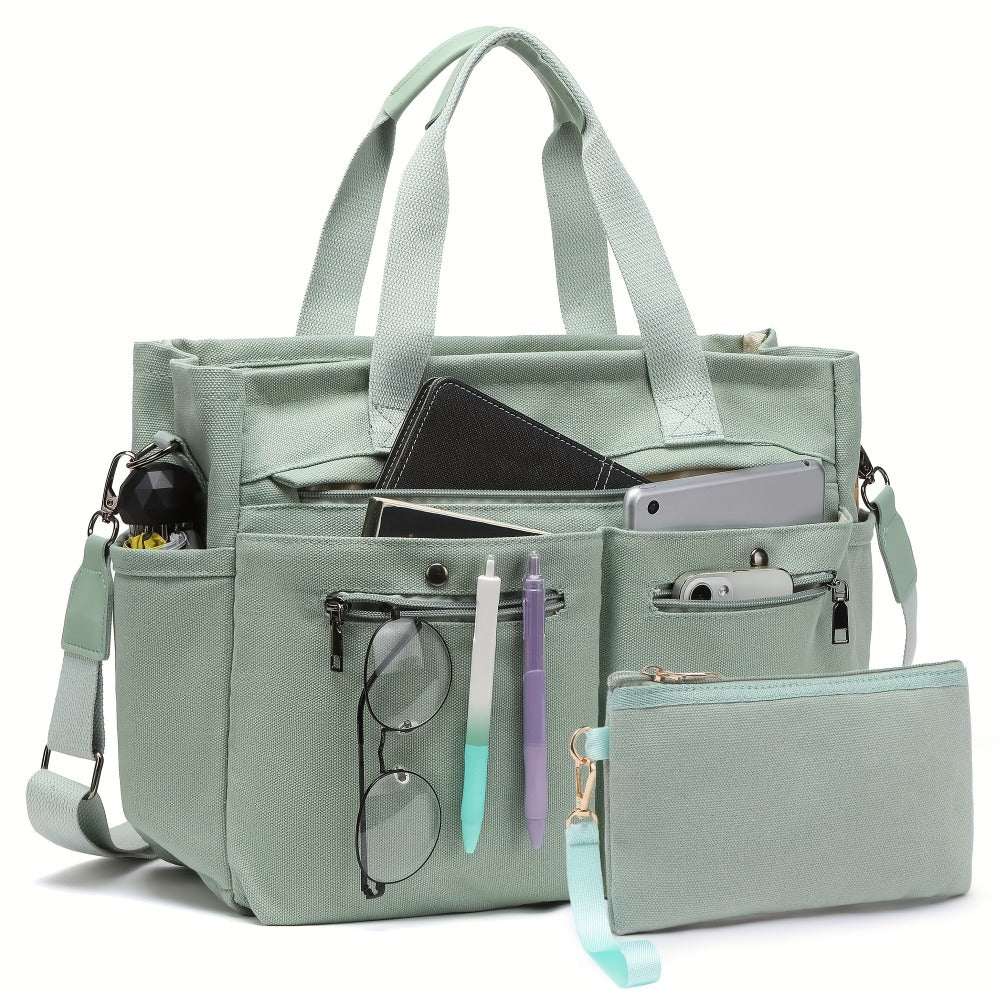 Laptop Bag – 2 Piece, Canvas, for Travel & Work – detail view 21