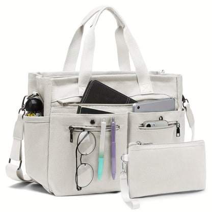 Laptop Bag – 2 Piece, Canvas, for Travel & Work – detail view 6