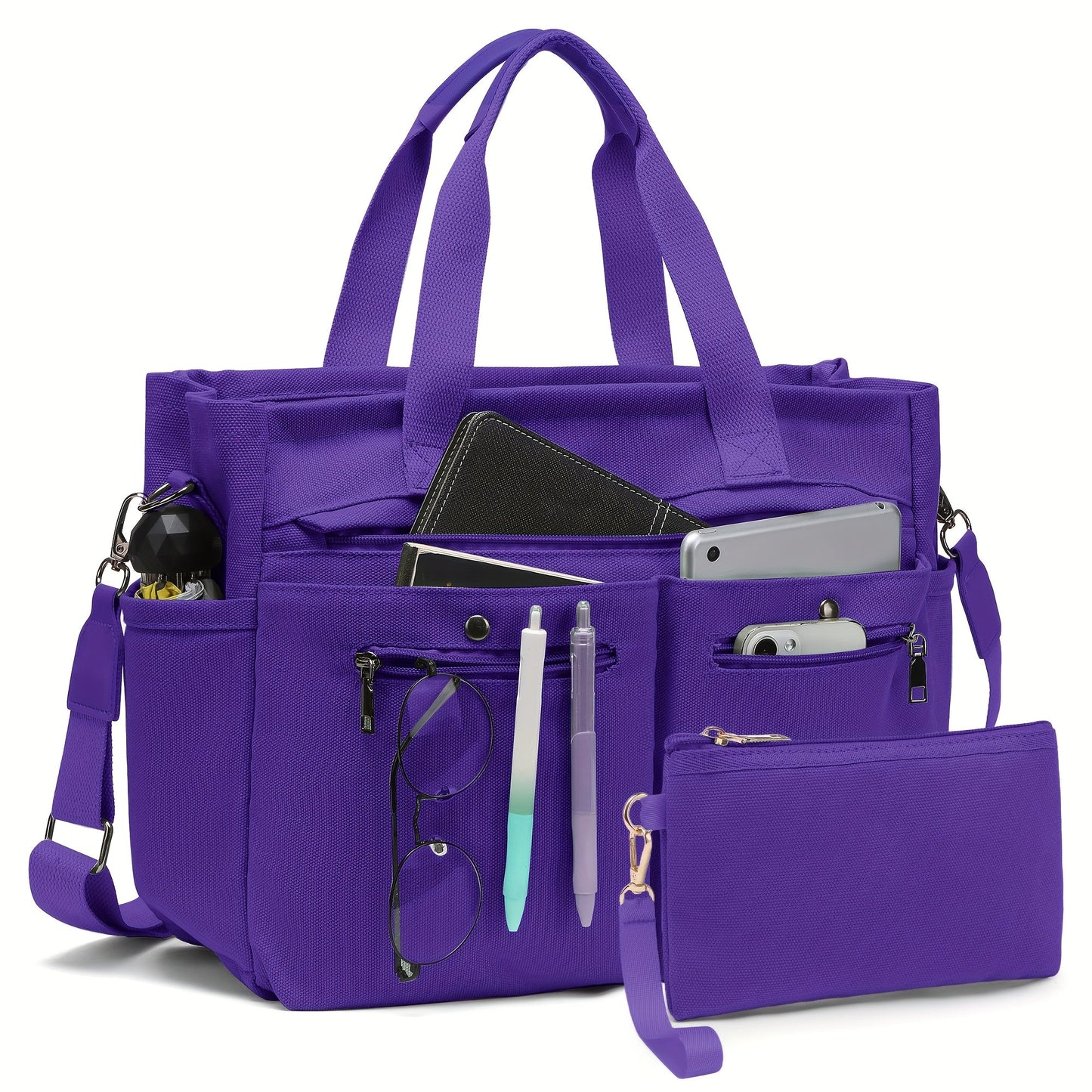 Laptop Bag – 2 Piece, Canvas, for Travel & Work – detail view 9