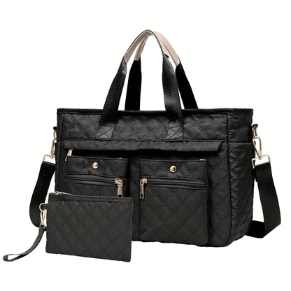 Laptop Bag – 2-Piece, Nylon, Quilted, for Travel & Work – detail view 20
