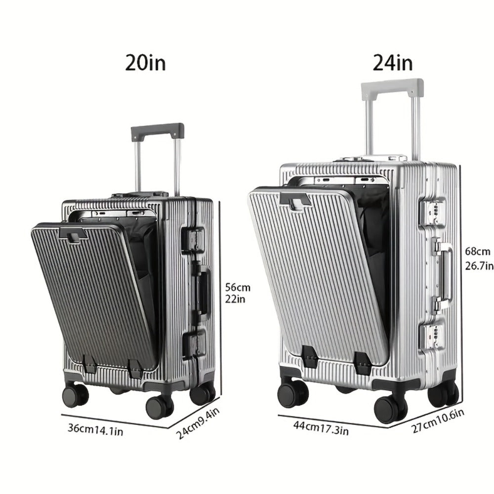 Laptop Bag – 24 Inch, Front Opening Hardside Spinner Inch – detail view 3