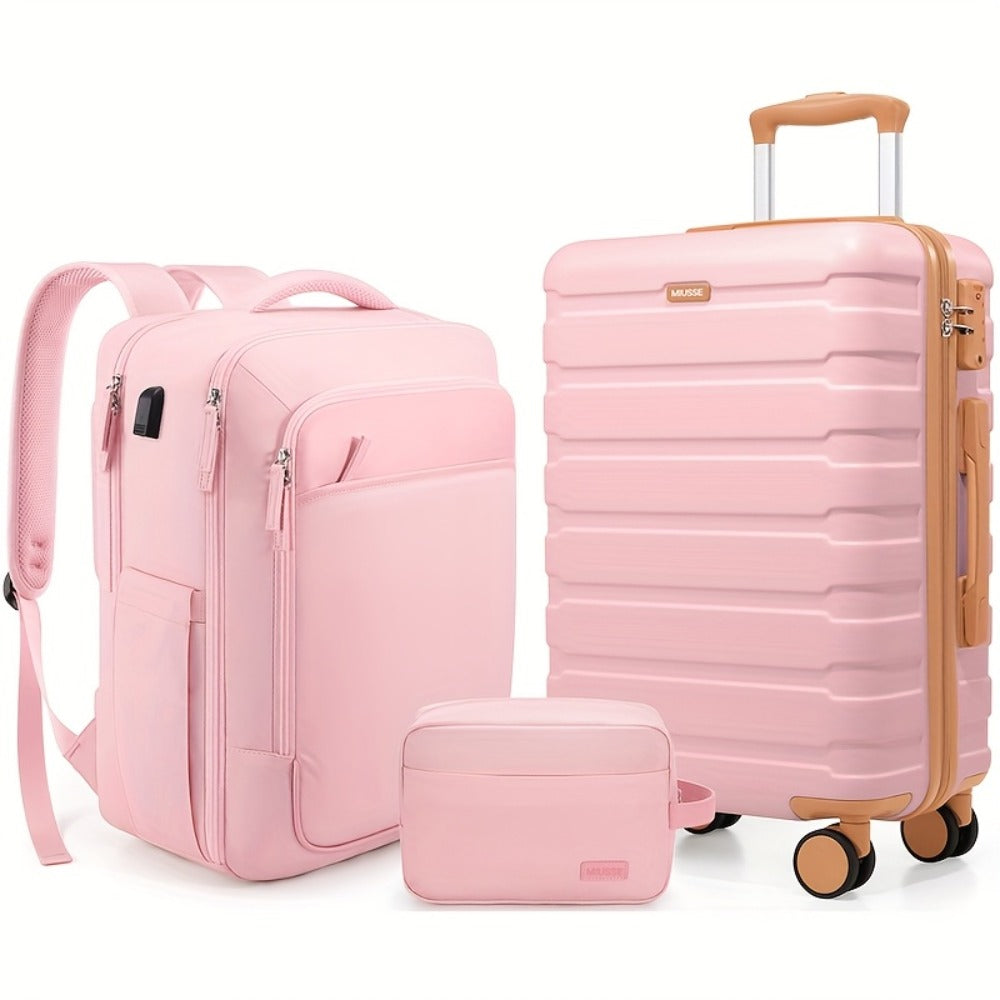 Laptop Bag – 3 Piece, Hardshell, TSA Lock, Spinner Wheels – detail view 12