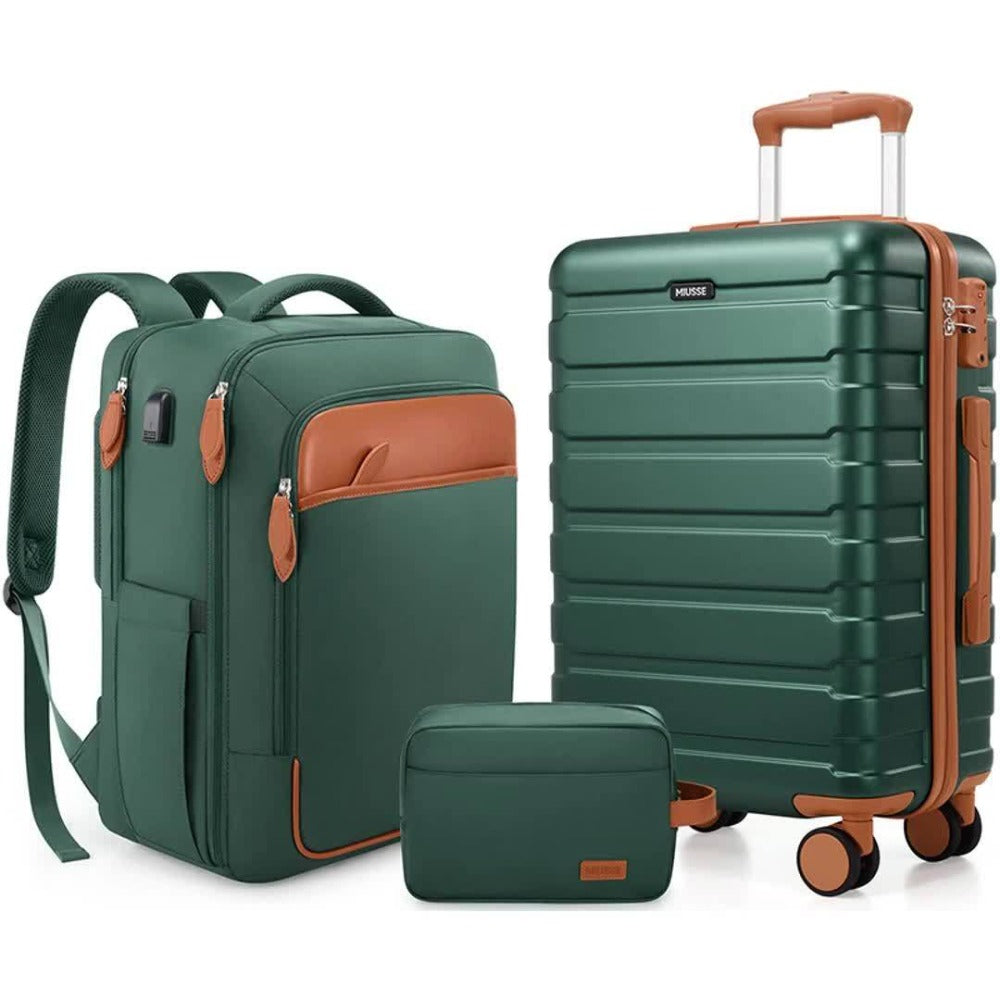 Laptop Bag – 3 Piece, Hardshell, TSA Lock, Spinner Wheels – detail view 13