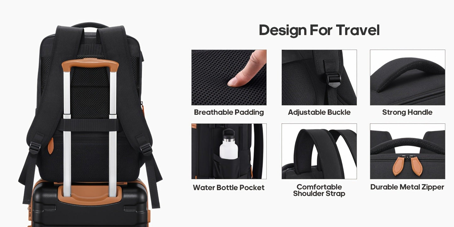Laptop Bag – 3 Piece, Hardshell, TSA Lock, Spinner Wheels – detail view 19