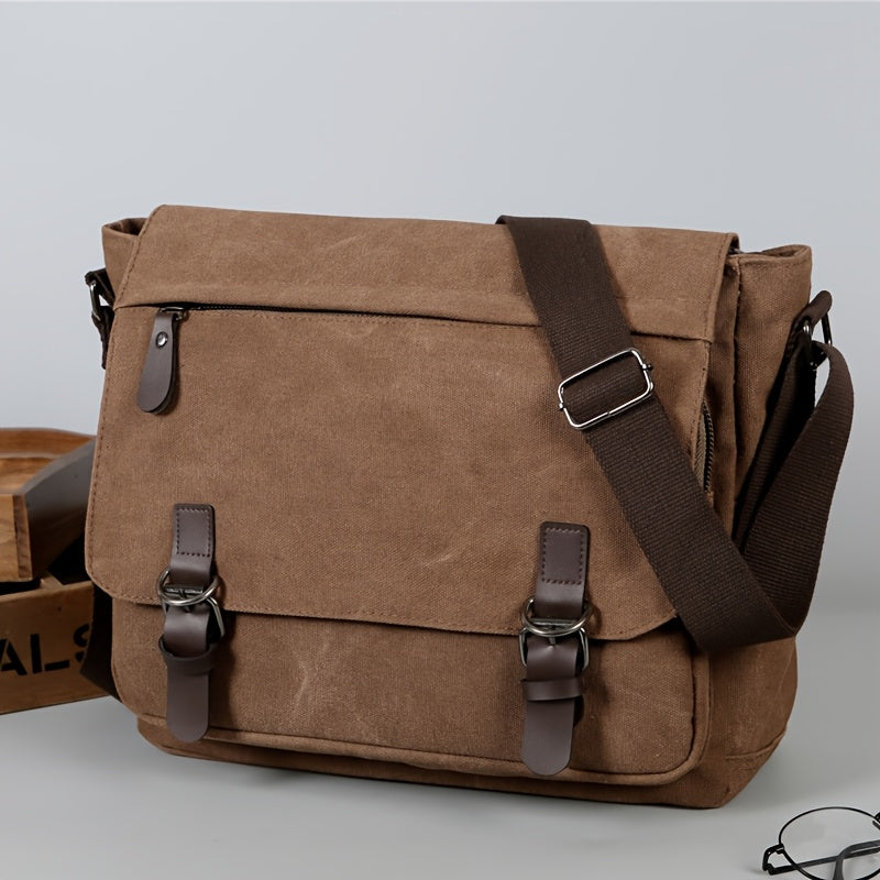 Laptop Bag – Canvas, Adjustable Strap, for Travel & School – detail view 2