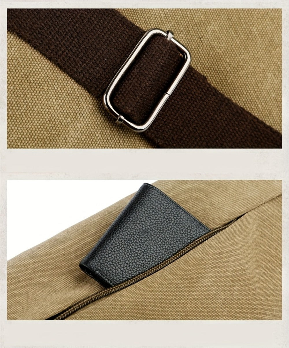 Laptop Bag – Canvas, Adjustable Strap, for Travel & School – detail view 14