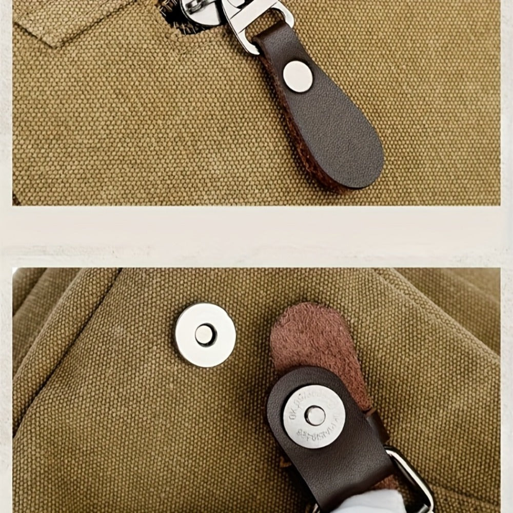Laptop Bag – Canvas, Adjustable Strap, for Travel & School – detail view 9