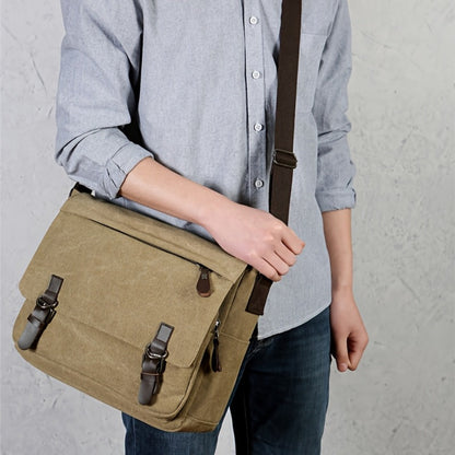 Laptop Bag – Canvas, Adjustable Strap, for Travel & School – detail view 11