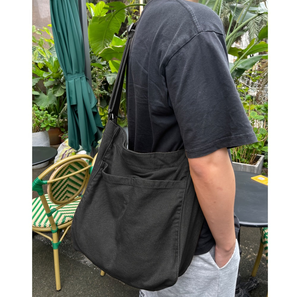 Laptop Bag – 11 Colors, Canvas, Large Capacity, Multi Pocket – detail view 16