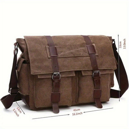 Laptop Bag – Canvas, Lightweight, Adjustable Strap, for Work & Everyday Use – detail view 13