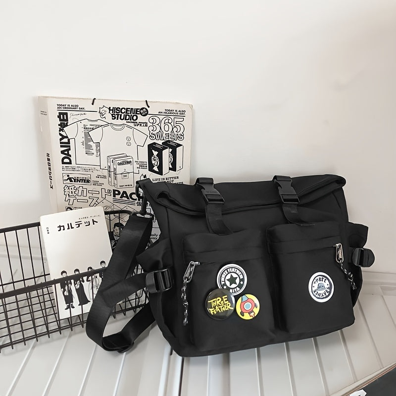 Laptop Bag – for Everyday Use, Japanese Aesthetic Trendy Unisex Messenger – alternate view