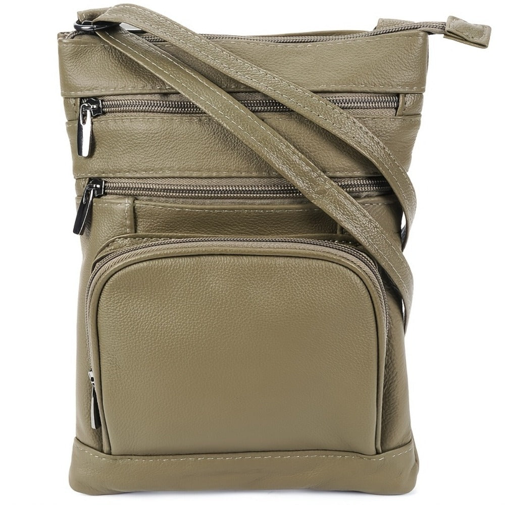 Laptop Bag – 10 Colors, Genuine Leather, Adjustable Strap – detail view 34
