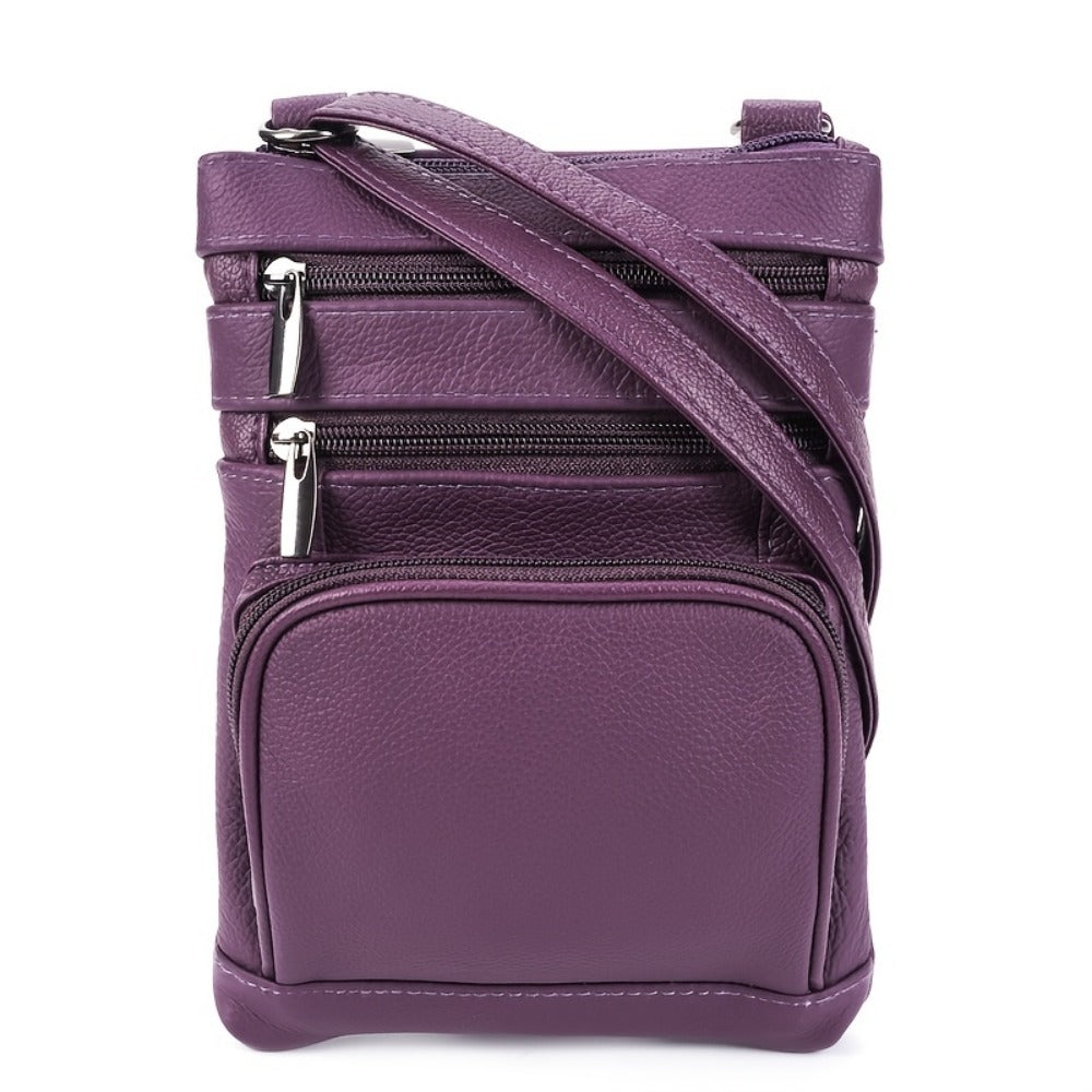 Laptop Bag – 10 Colors, Genuine Leather, Adjustable Strap – detail view 38