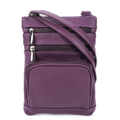 Laptop Bag – 10 Colors, Genuine Leather, Adjustable Strap – detail view 38