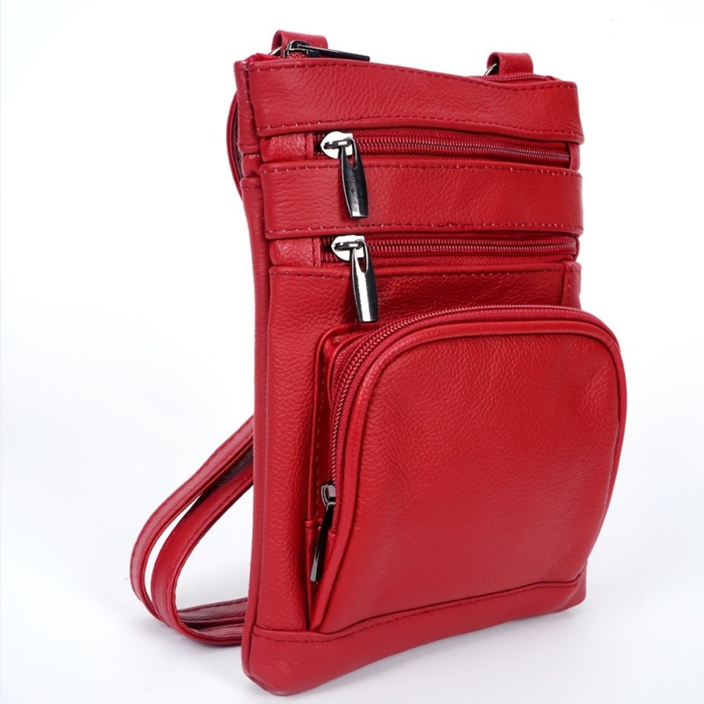 Laptop Bag – 10 Colors, Genuine Leather, Adjustable Strap – detail view 24