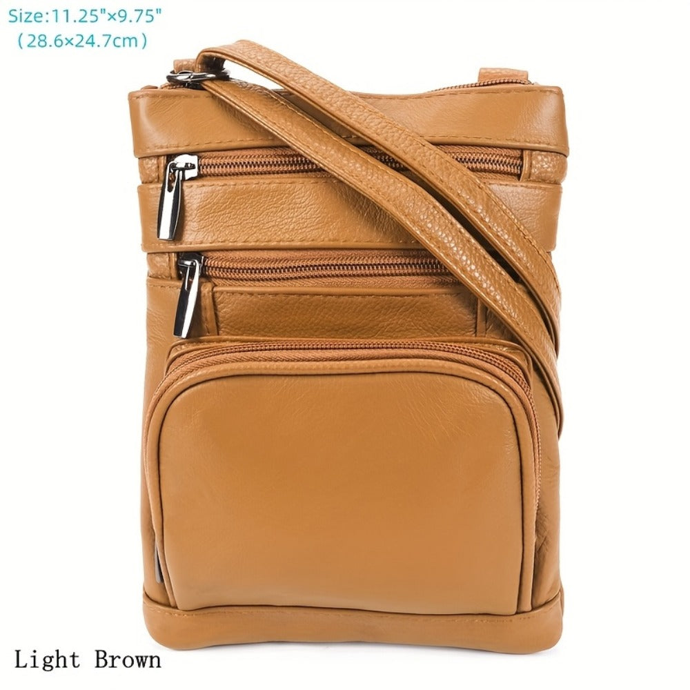 Laptop Bag – 10 Colors, Genuine Leather, Adjustable Strap – detail view 50