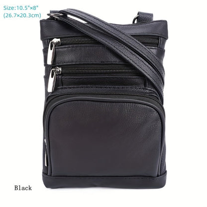 Laptop Bag – 10 Colors, Genuine Leather, Adjustable Strap – detail view 27