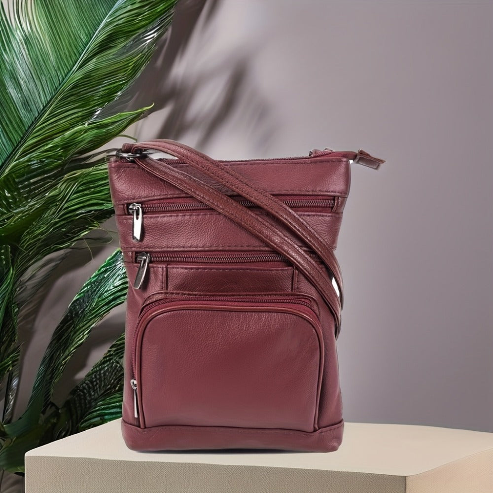 Laptop Bag – 10 Colors, Genuine Leather, Adjustable Strap – detail view 30