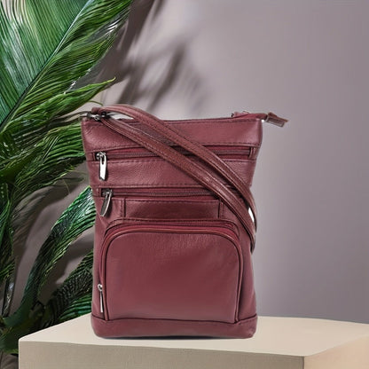 Laptop Bag – 10 Colors, Genuine Leather, Adjustable Strap – detail view 30