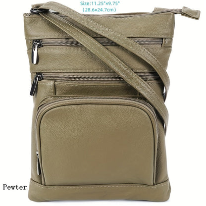 Laptop Bag – 10 Colors, Genuine Leather, Adjustable Strap – detail view 20