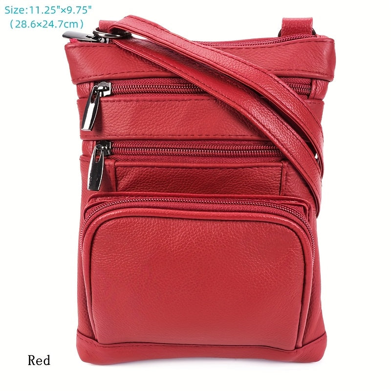 Laptop Bag – Genuine Leather, Adjustable Strap – detail view 2