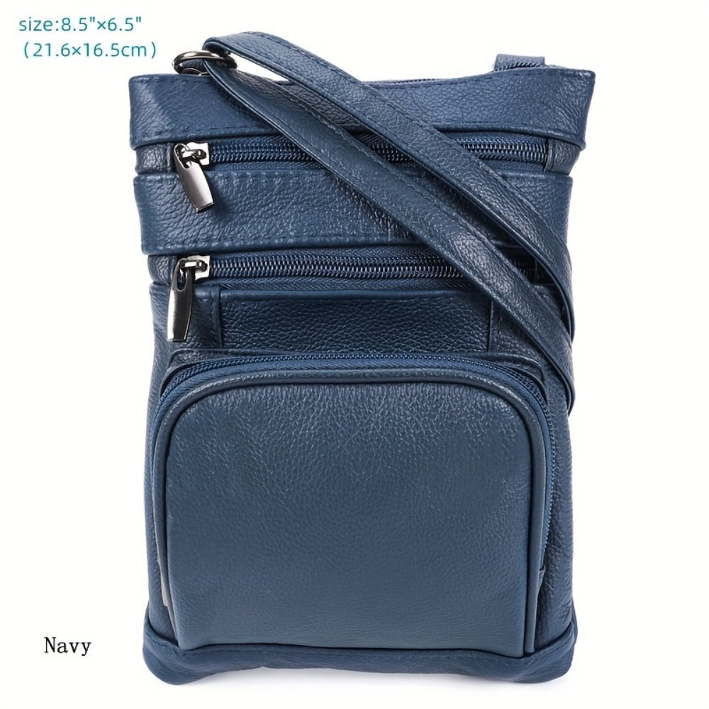 Laptop Bag – Genuine Leather, Adjustable Strap – detail view 29