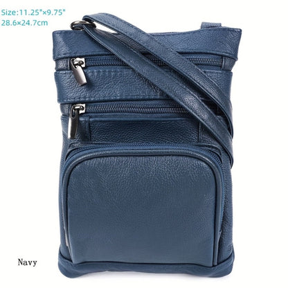 Laptop Bag – Genuine Leather, Adjustable Strap – detail view 31