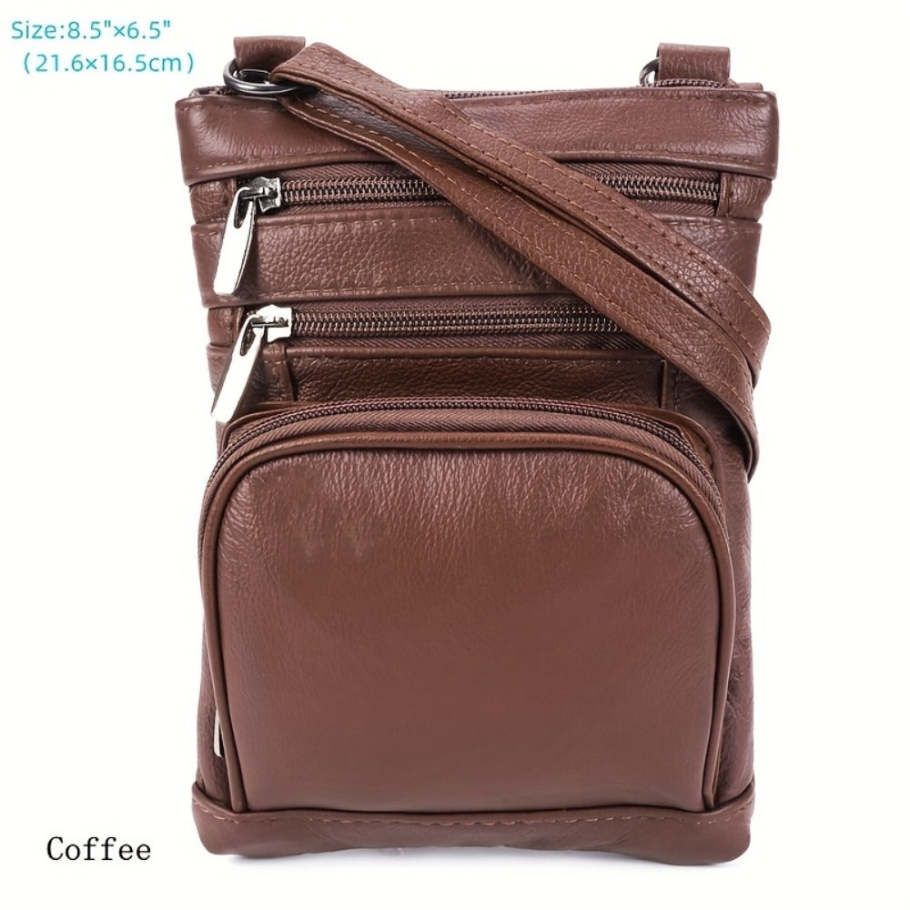 Laptop Bag – Genuine Leather, Adjustable Strap – detail view 45