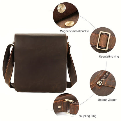 Laptop Bag – Genuine Leather, for Travel & Work – detail view 9